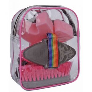 Sada na čištění batoh pro děti růžový