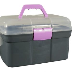 Box na čištění s vybavením grey pink
