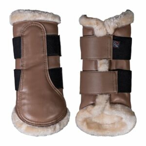 Kamaše HKM -Comfort Premium Fur- béžové