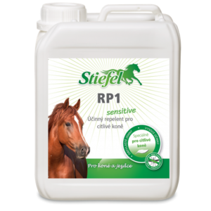 Repelent RP1 Sensitive ekonomické balení – Sprej bez alkoholu pro koně s citlivou kůží