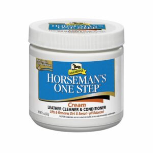 Horseman´s One Step cream – Čistící balzám na kožené výrobky, balení 425 g (Absorbine Horsemans one step cream, čistící balzám na kožené výrobky,)