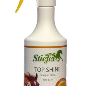 Top shine čistící lesk 750 ml (Stiefel Top shine pro svěží hedvábný lesk vašeho koně, láhev 750 ml)