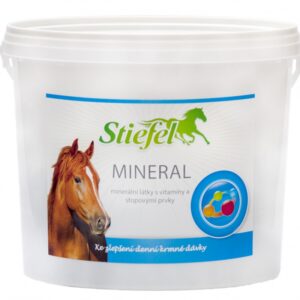 Stiefel Minerál směs 3kg (Stiefel Minerál, minerální směs pro koně s vyváženým poměrem minerálů a stopových prvků, kyblík 3 kg)