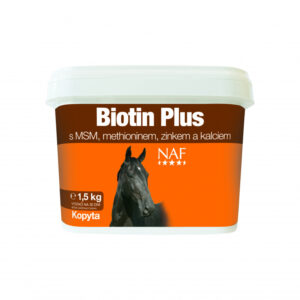 Biotin plus pro zdravá kopyta 1,5kg (NAF Biotin plus pro zdravá kopyta, kyblík 1,5kg)