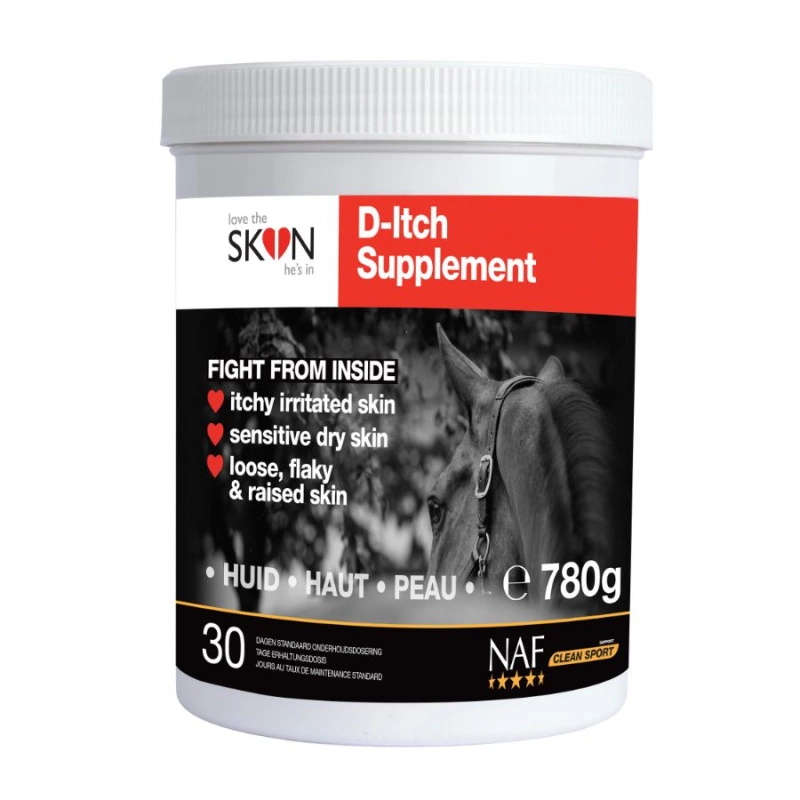 D-Itch Supplement účinný krmný doplněk proti podrážděné pokožce nejen pro muchaře (NAF D-Itch Supplement účinný krmný doplněk proti podrážděné)