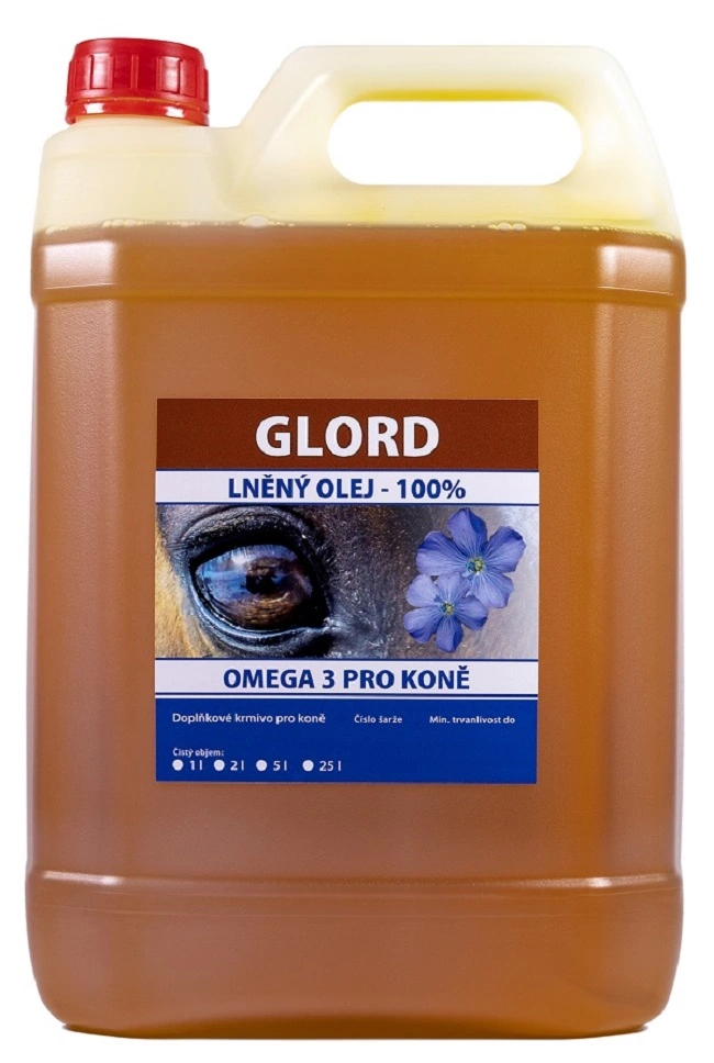 Lněný olej panenský GLORD 5L