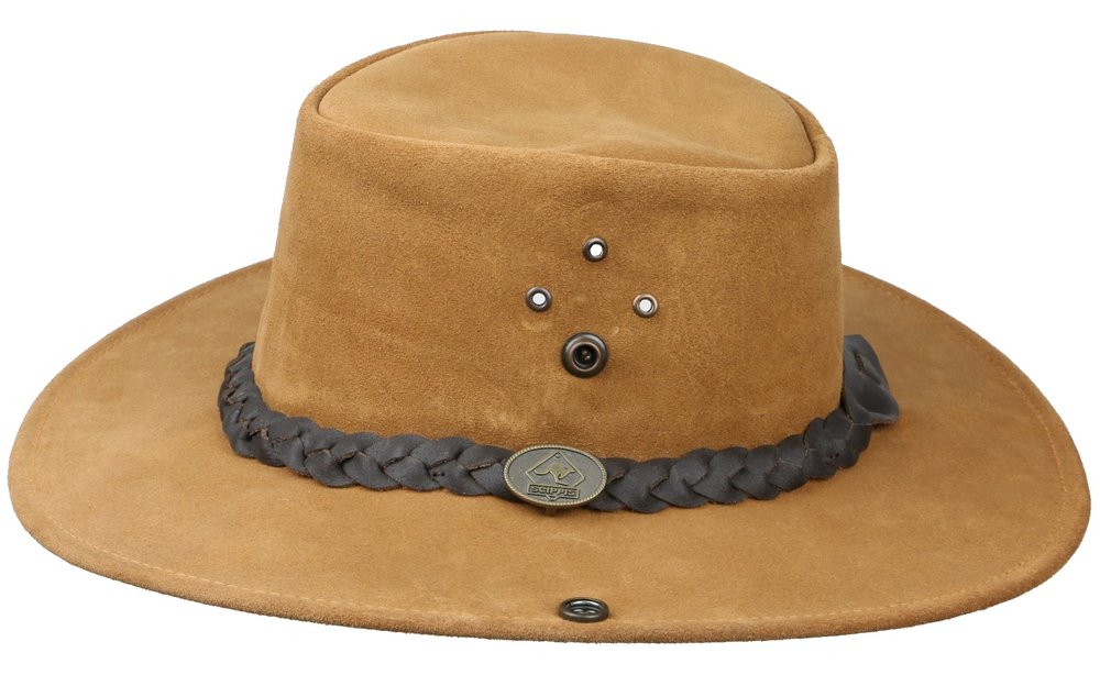 Australský klobouk kožený Flinders