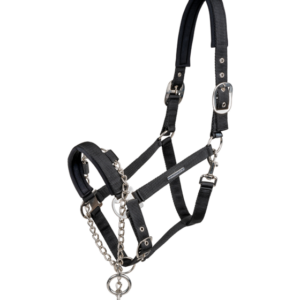 Ohlávka Safety Waldhausen s řetízkem černá