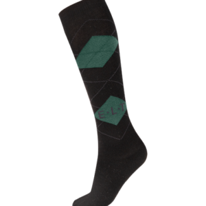 Jezdecké podkolenky Karo, black/emerald