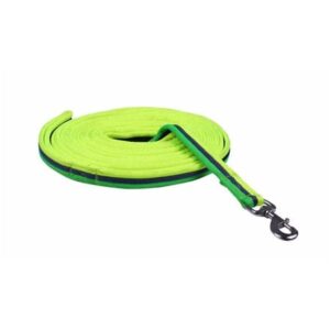 Lonž nylonová 8m yellow-navy-green