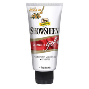 ShowSheen Gelový Rozčesávač pro velmi zacuchanou hřívu (Absorbine ShowSheen Gelový Rozčesávač pro velmi zacuchané žíně a ocas, lahvička 118 ml)