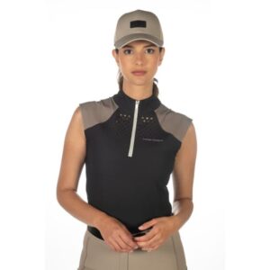 Dámský jezdecký funkční top HKM -Amalfi- taupe