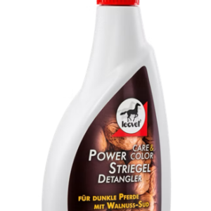Lesk na srst s lískovým ořechem pro tmavé koně Leovet Powerstriegel