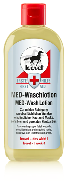 Mycí gel pro koně s citlivou nebo porušenou pokožkou Erste Hilfe MED-Waschlotion