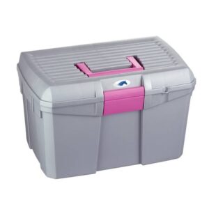 Box na čištění šedo/růžový