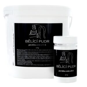 Bělící pudr pro bílou srst s žíně 1kg