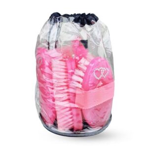 Sáček s čištěním pro děti růžový