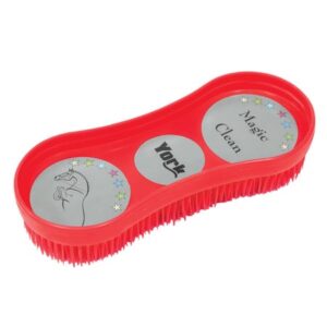 Kartáč na koně Magic červený