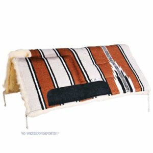 Westernová deka s výkrojem Beige/brown